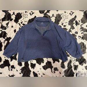 Aerie Indigo Knit Sweater
